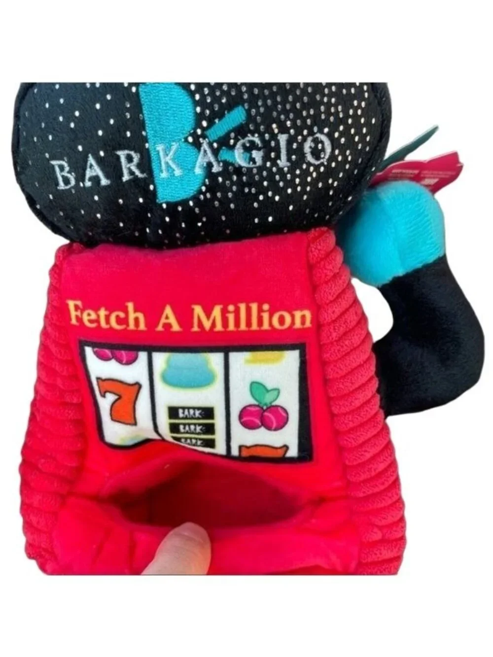 Bark Dog Toy Slot Muttchine Treat Hiding Crinkle Fetch A Million Barkagio New